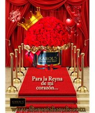 CAJA KAROLS 100 ROSAS